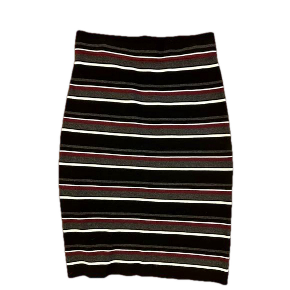 MAX STUDIO stripped skirt, bodycon tight